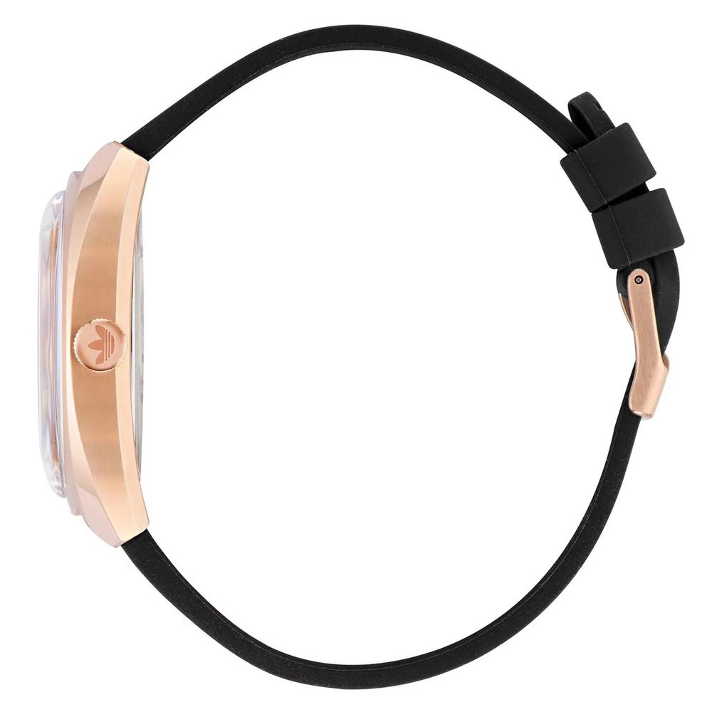 Luxour, Adidas Black Silicone Watch, 