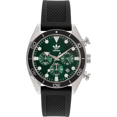 Luxour, Adidas Black Silicone Watch, 