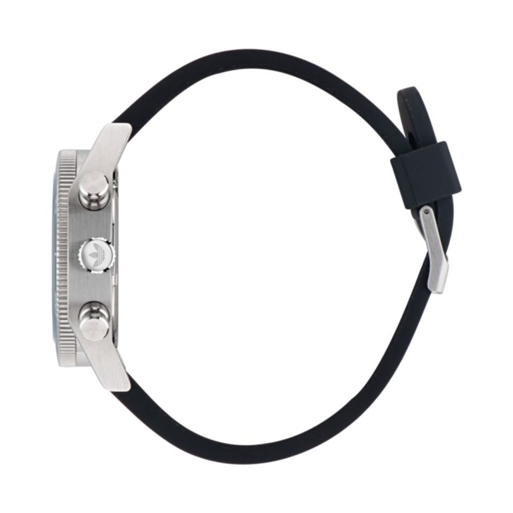 Luxour, Adidas Black Silicone Watch, 