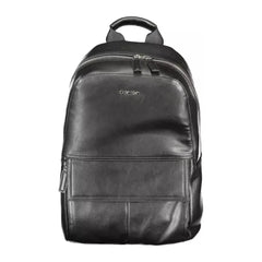 Luxour, Calvin Klein Black Polyester Men Backpack, 