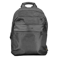 Luxour, Calvin Klein Black Polyester Men Backpack, 