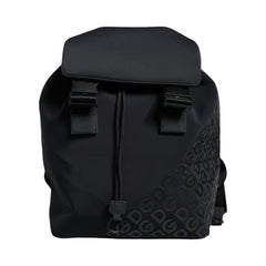 Luxour, Dolce & Gabbana Black DG Mania Neoprene Travel Back Pack Bag, 