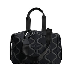 Luxour, Dolce & Gabbana Black Neoprene Logo Sport Gym Duffel Shoulder Bag, 