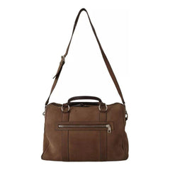 Luxour, Dolce & Gabbana Brown Leather Shoulder Strap Travel Messenger Gym Men Bag, 