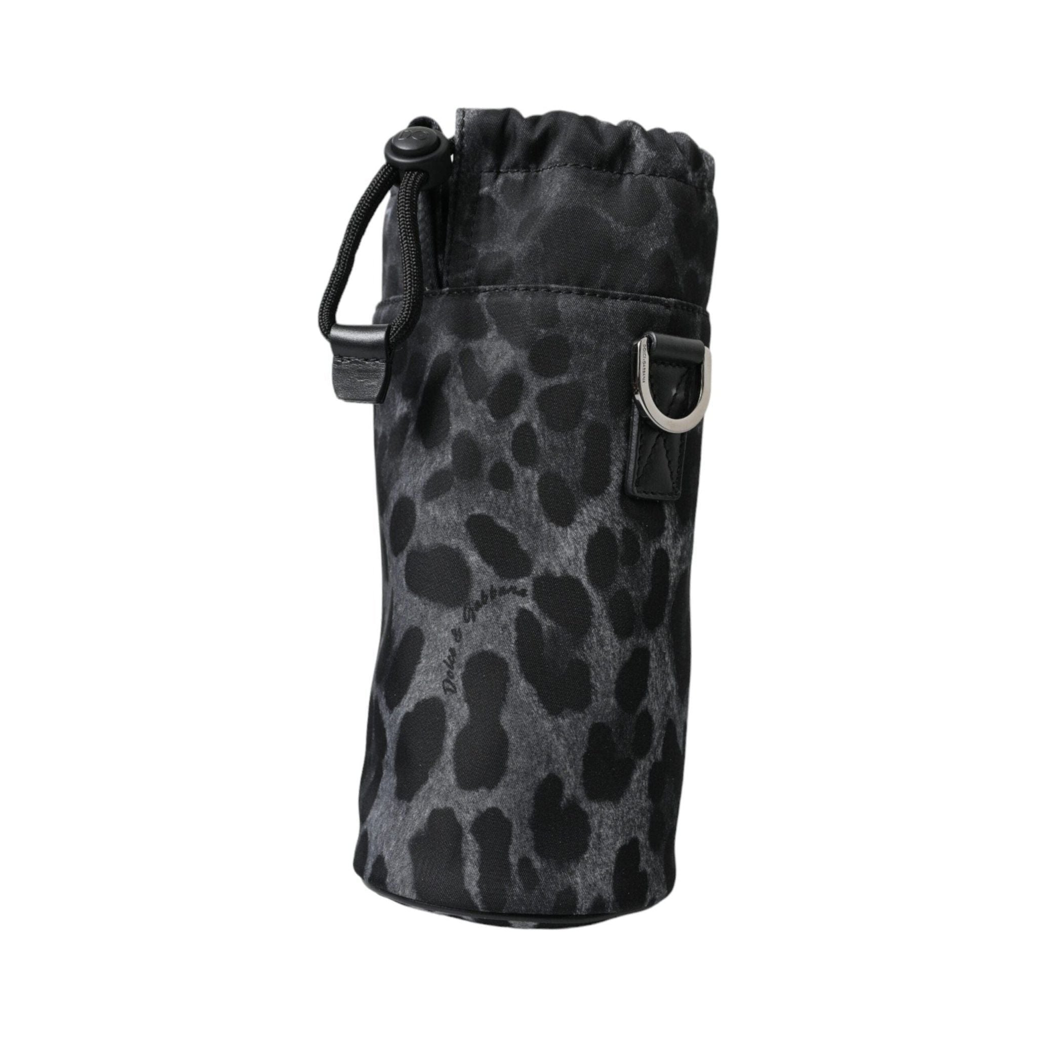 Luxour, Dolce & Gabbana Chic Leopard Print Round Bottle Cage, 