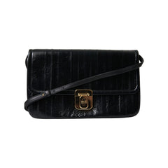 Luxour, Dolce & Gabbana Elegant Eelskin Leather Shoulder Bag, 