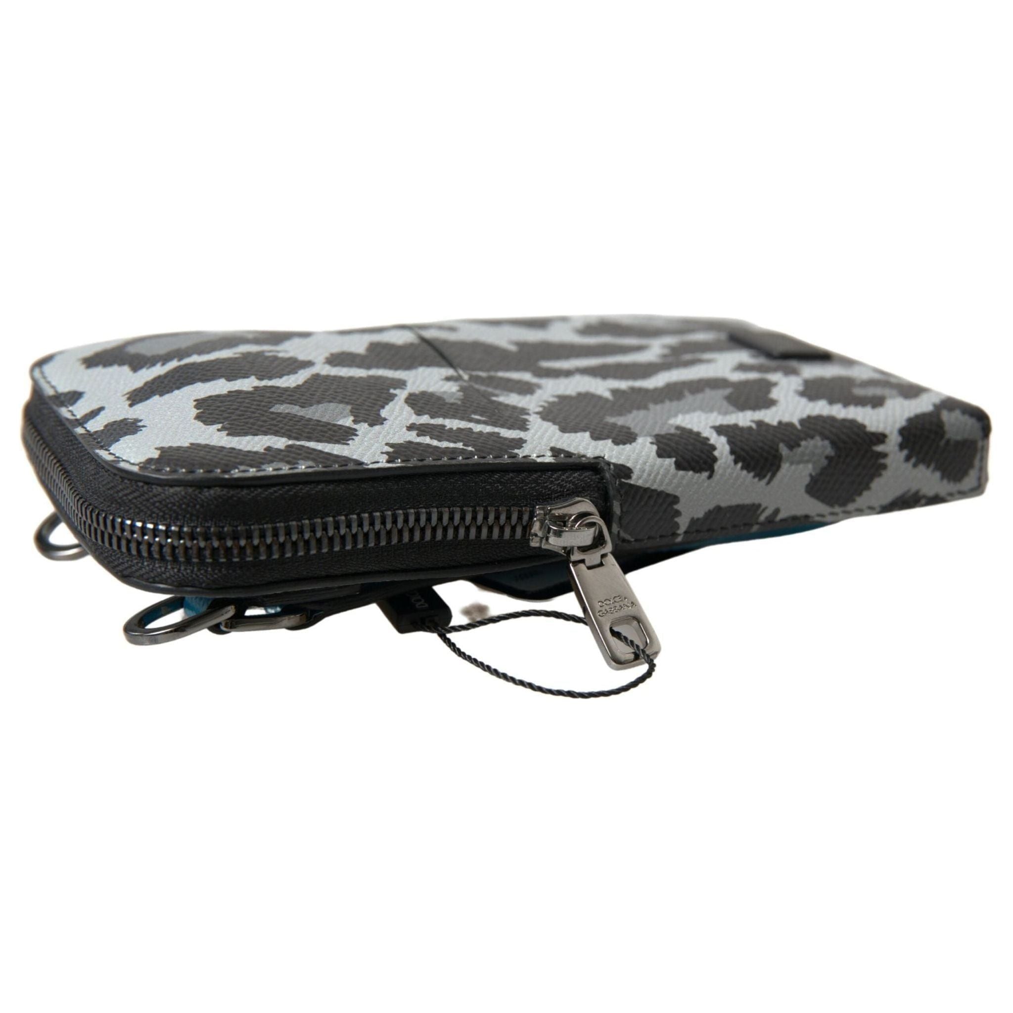 Luxour, Dolce & Gabbana Elegant Leather Crossbody Phone Bag, 