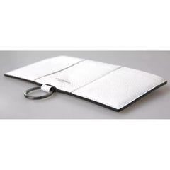 Luxour, Dolce & Gabbana Elegant White Leather Crossbody Cardholder, 