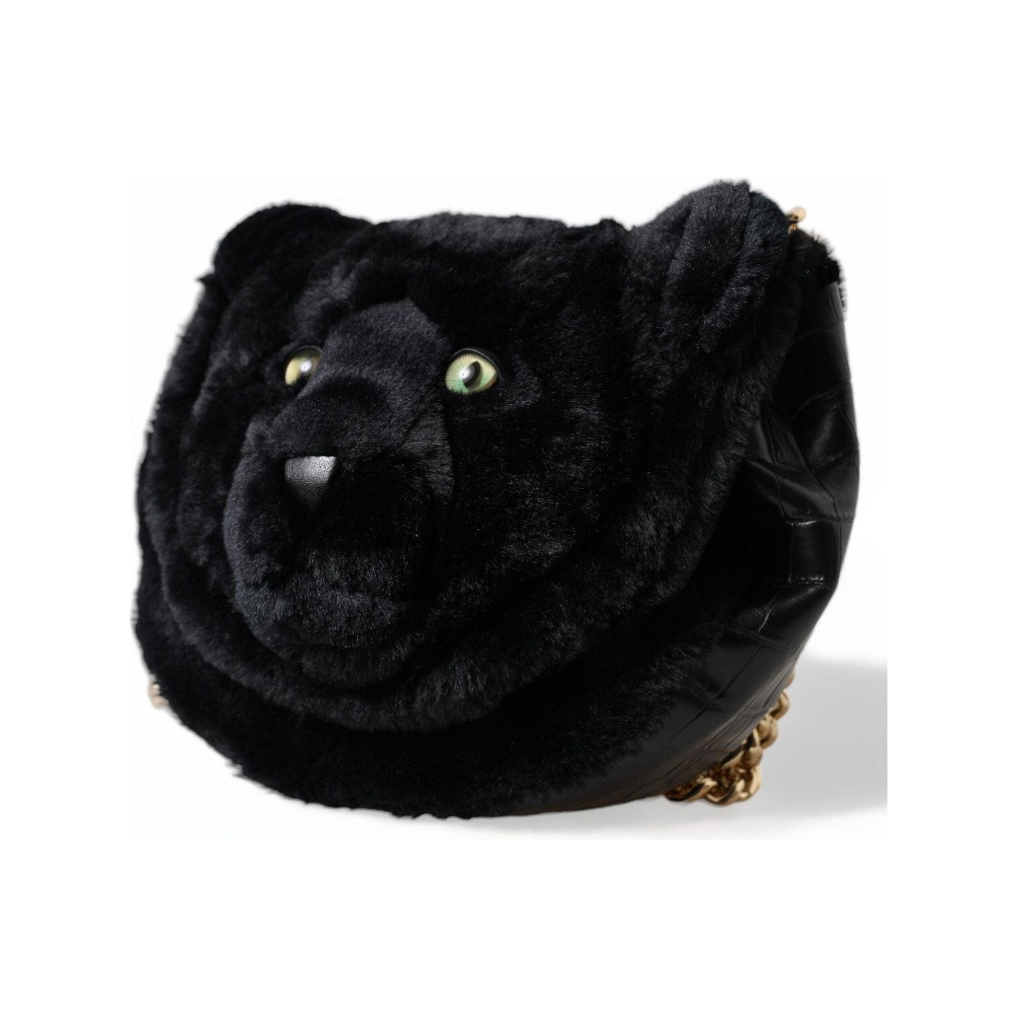 Luxour, Dolce & Gabbana Exquisite Croc-Embossed Panther Shoulder Bag, 