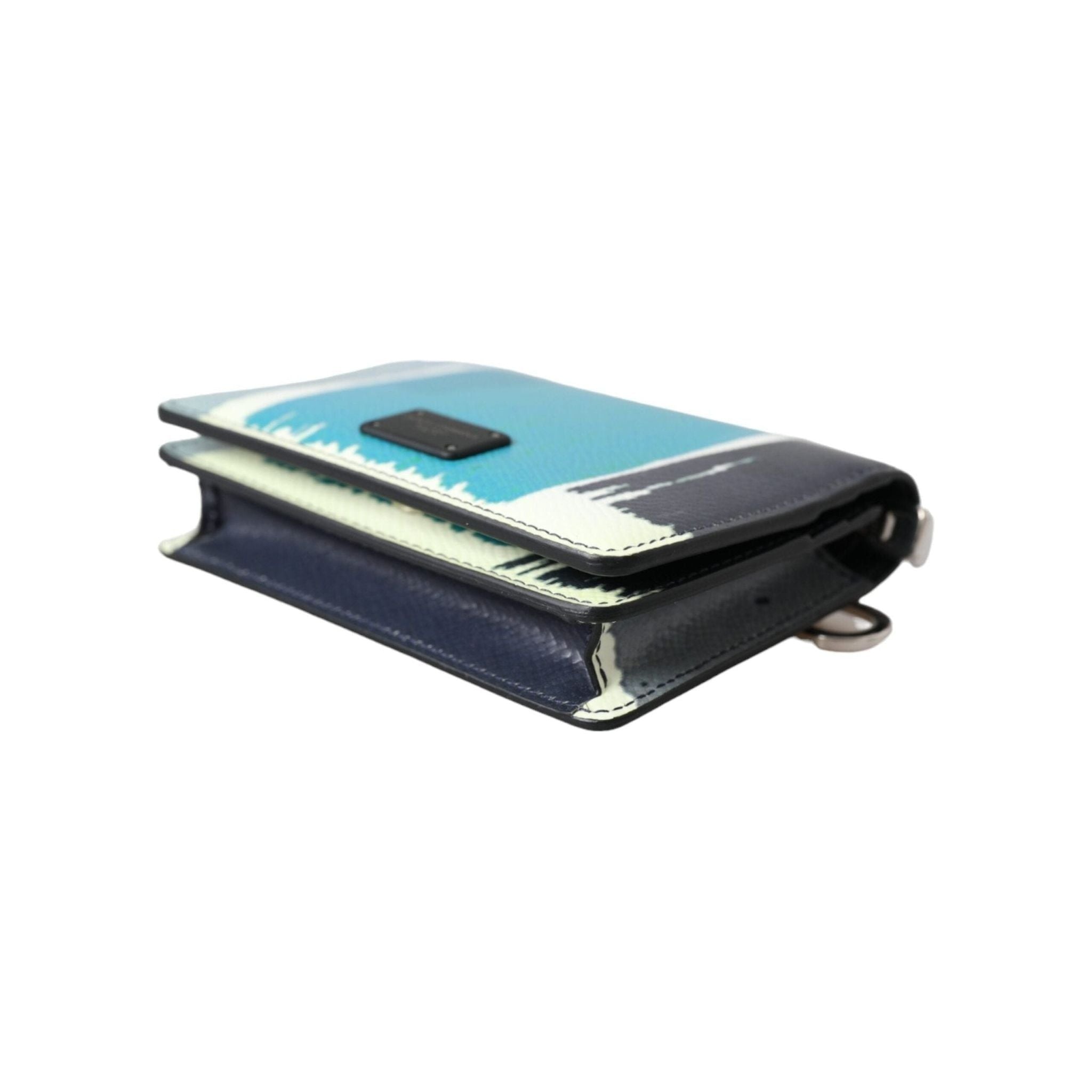 Luxour, Dolce & Gabbana Multicolor Leather DG Logo Bifold Card Holder Wallet, 