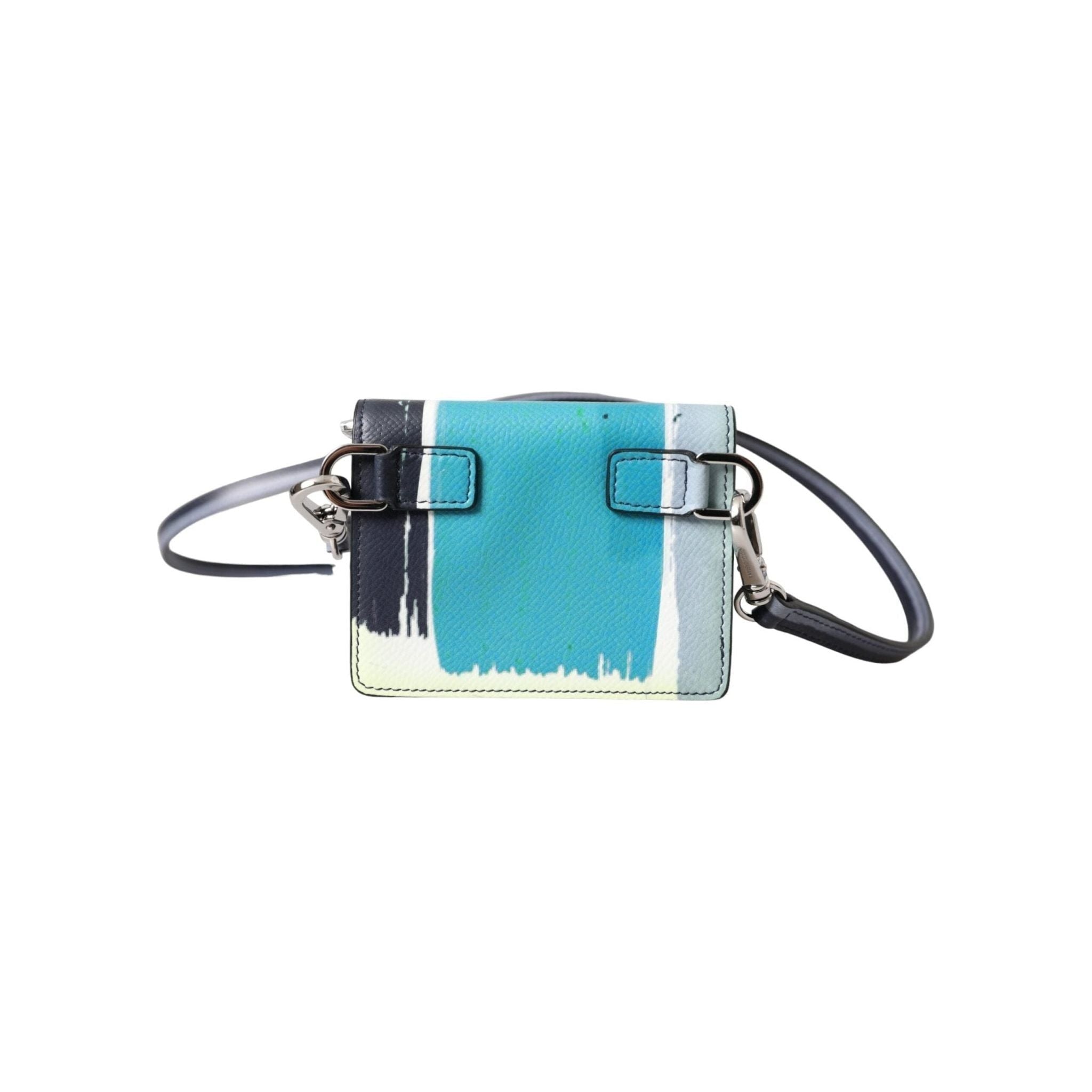 Luxour, Dolce & Gabbana Multicolor Leather DG Logo Bifold Card Holder Wallet, 