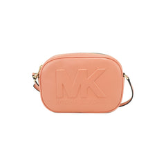 Luxour, Michael Kors Jet Set Travel Medium Sherbert Leather Oval Camera Crossbody Bag, 